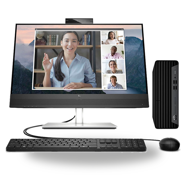 HP Pro SFF 400 G9 + Monitor HP E24mv